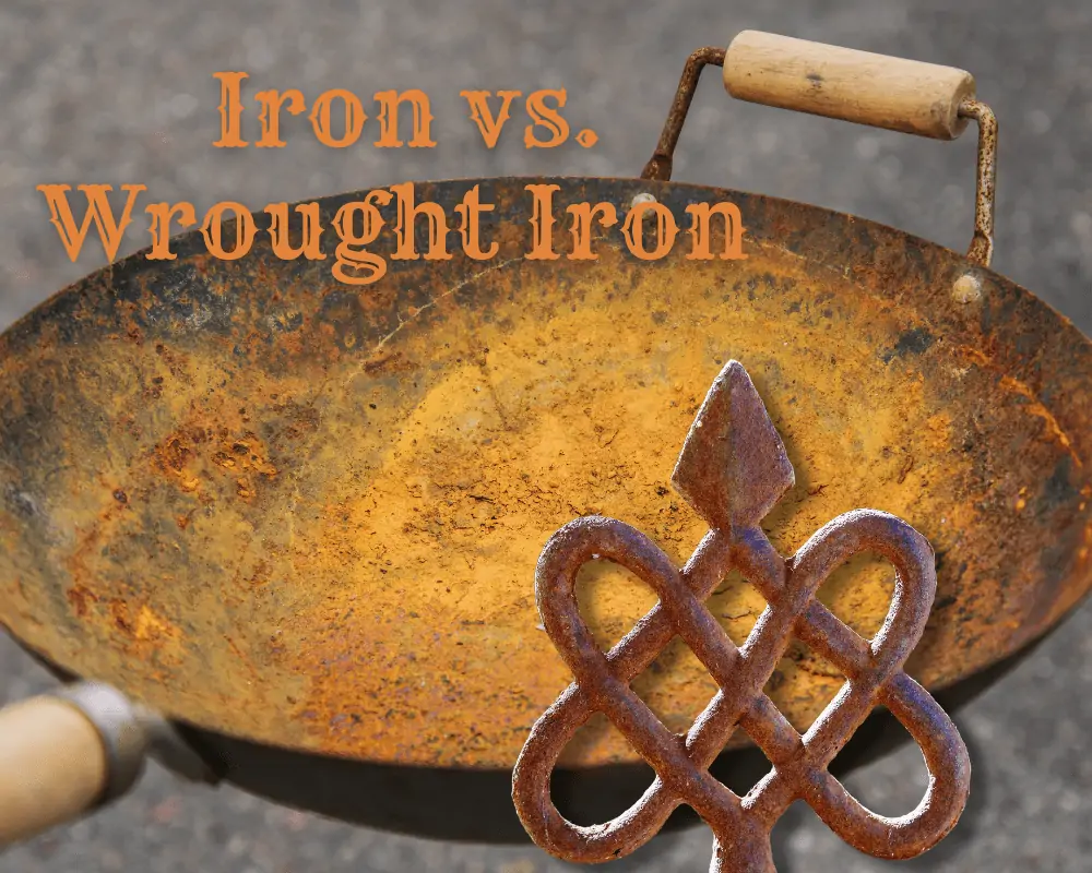 iron vs wrought iron