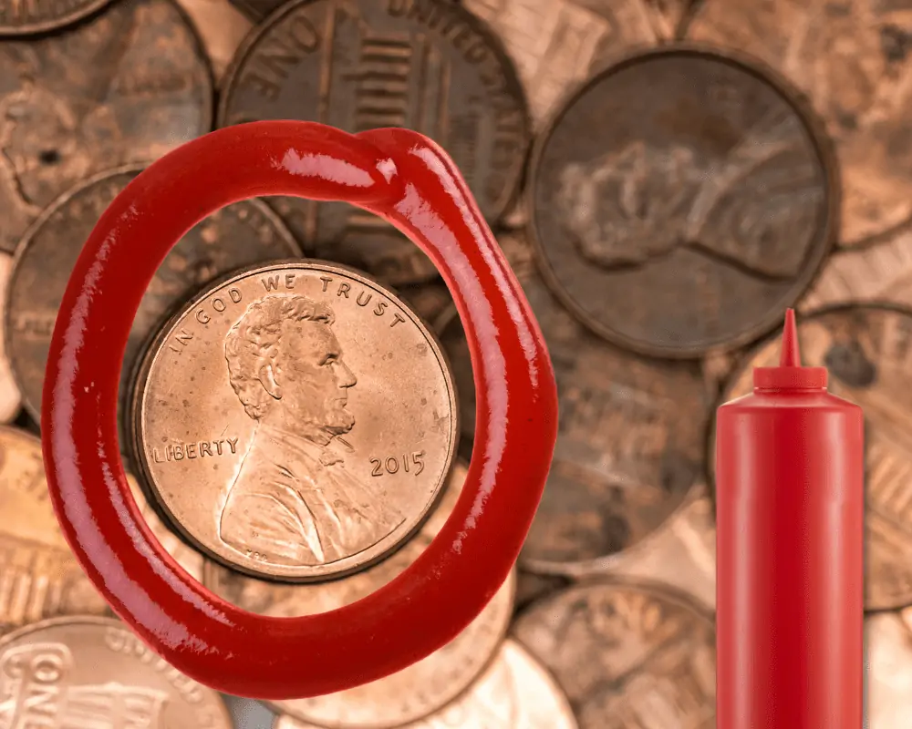 use ketchup to clean copper pennies