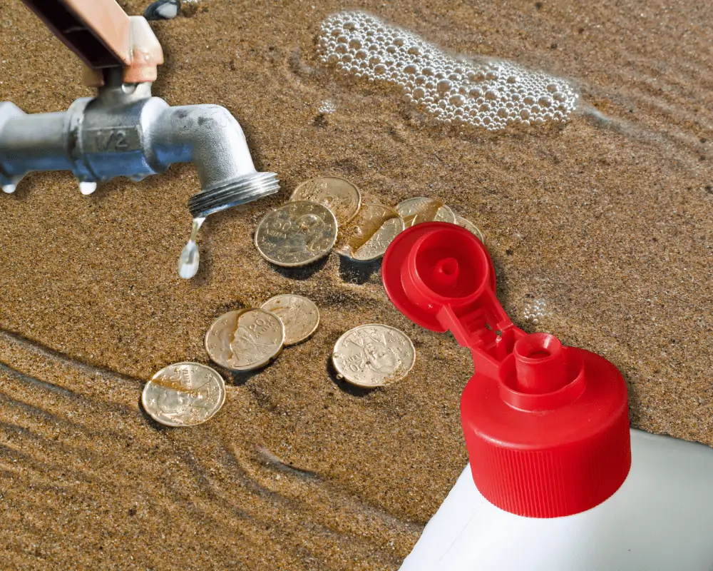 How to Clean Coins Found in Sand
