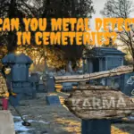 can you metal detect in cemeteries