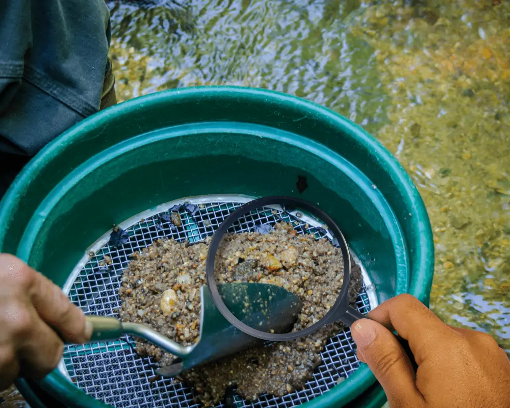 classifier for gold panning