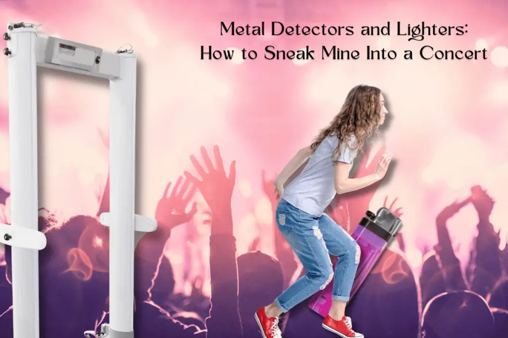 Do metal detectors detect lighters and sneaking a lighter into a concert