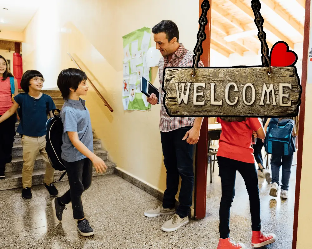 children should feel welcome in a school