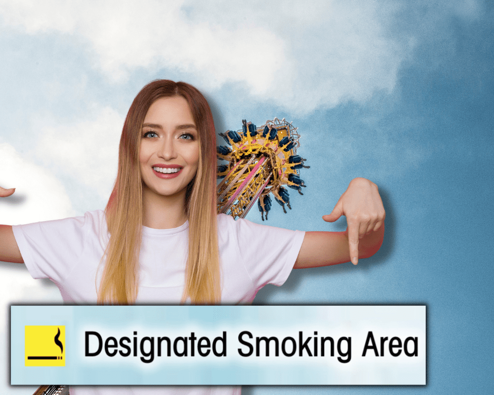 designated smoking areas at six flags