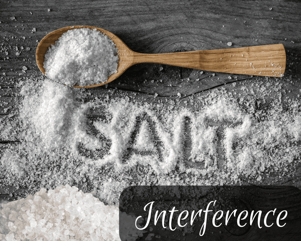 understand what salt interference is