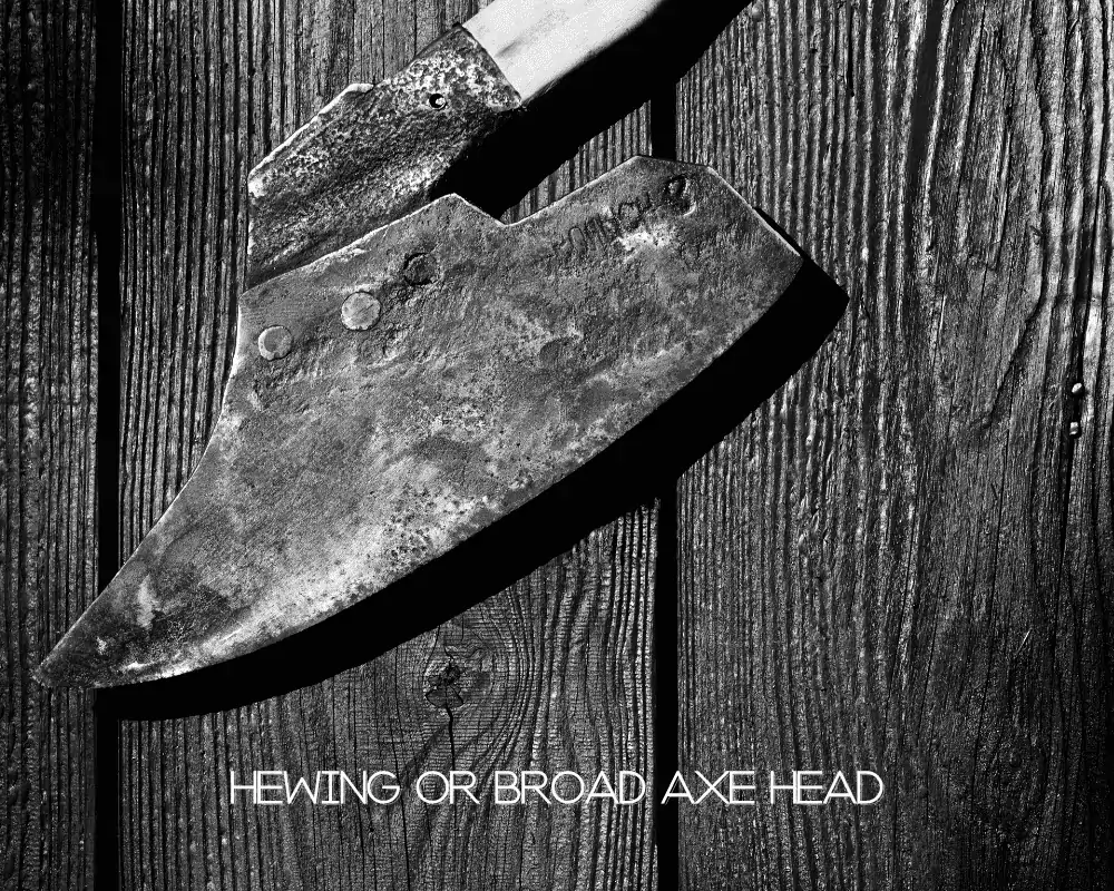 hewing axe head identification